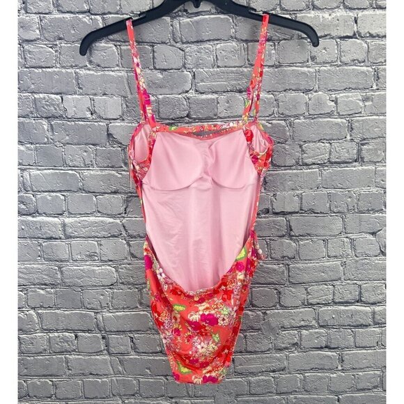 Victoria's Secret Pink Floral 1 Piece Swimsuit  Large - Picture 5 of 12